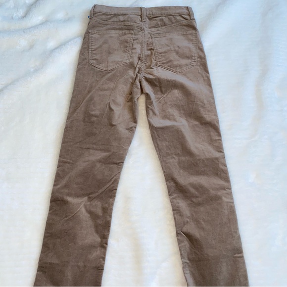 GAP Brown Flare Bootcut Jeans Suede Pants New Size 27 - Picture 7 of 9